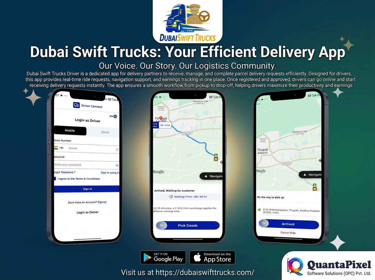 Dubai Swift Trucks Driver